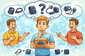 аксессуары для электрошокера - чехол, ремешок, дополнительная зарядка