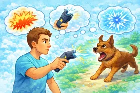 помогает ли электрошокер от собак