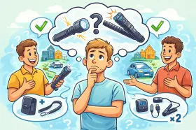 фонарь-шокер и дубинка-шокер сравнение