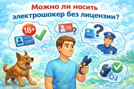 можно ли носить электрошокер без лицензии