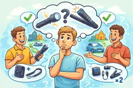 сравнение фонаря-шокера и дубинки-шокера