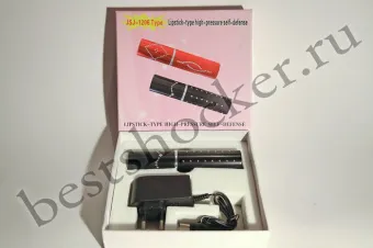 Женский электрошокер помада 1206 Turbo от магазина Bestshocker.ru