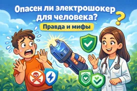 безопасное применение электрошокера для самообороны